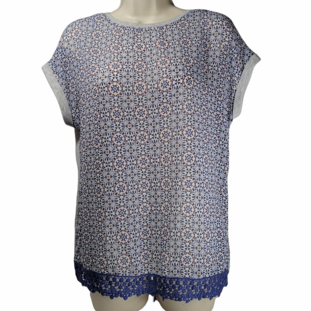 4/$15 Attention Brand Patterned Top